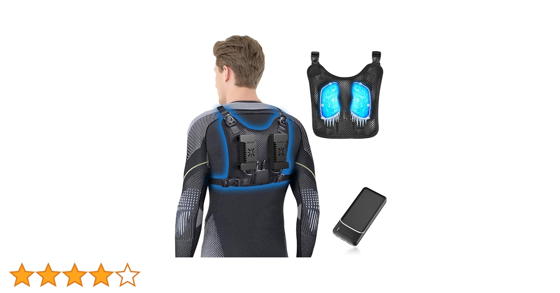 THEKUKU USB冷却服 10000mAhペルチェ素子式　バッテリーセット Amazon | [THEKUKU] 冷却服 ペルチェ素子式 バッテリーセット
